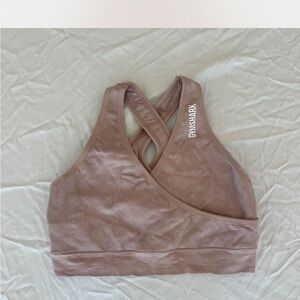 Gymshark Women's Cross-Back Sports Bra - Tan